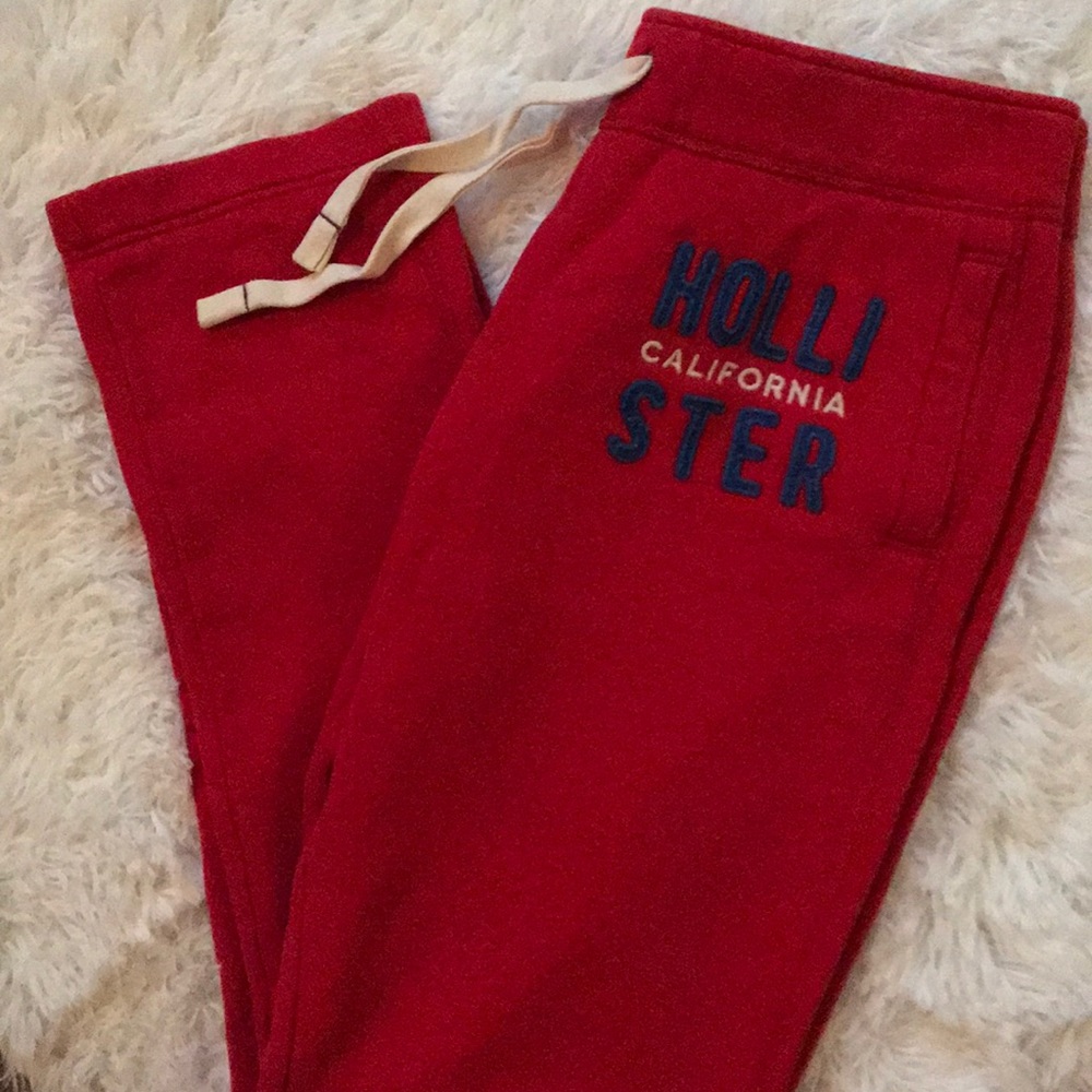 Hollister Red Sweats